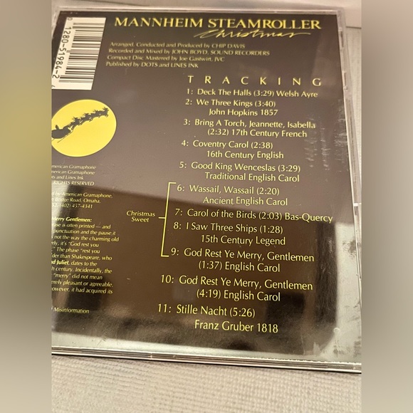 Set of Christmas CDs by Mannheim Steamroller - Picture 4 of 12